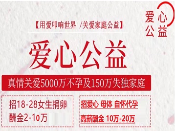 科尔沁捐卵助孕生子 爱心志愿者招募